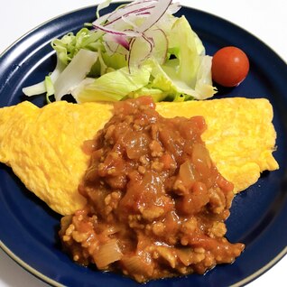 カレーリメイク！カレーオムレツ！